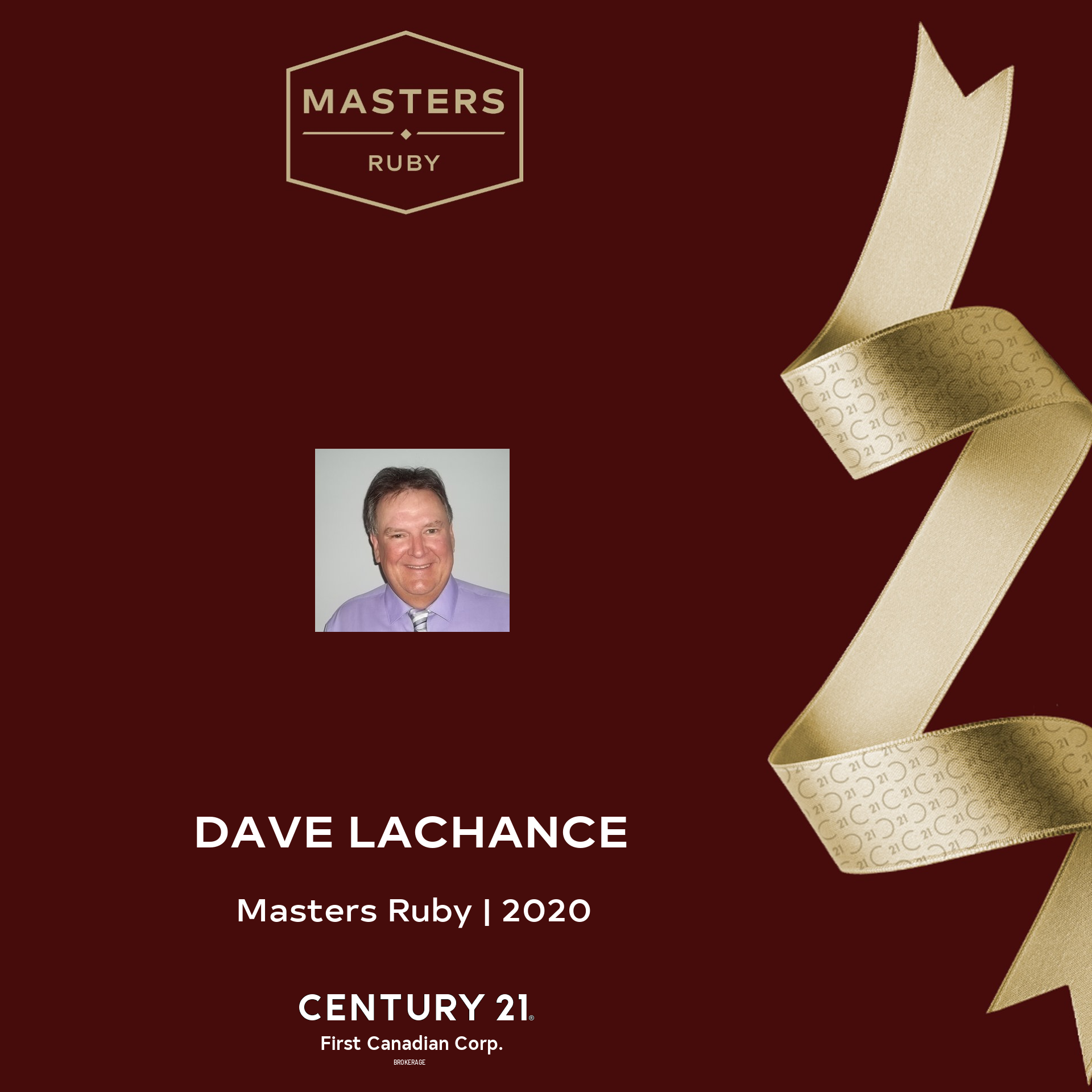 Dave Lachance, Grand Bend Realtor Award